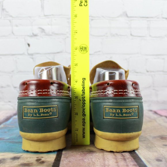 LL Bean Duck Boots Low Moc Slip On Shoes Size 9 M - Picture 7 of 9